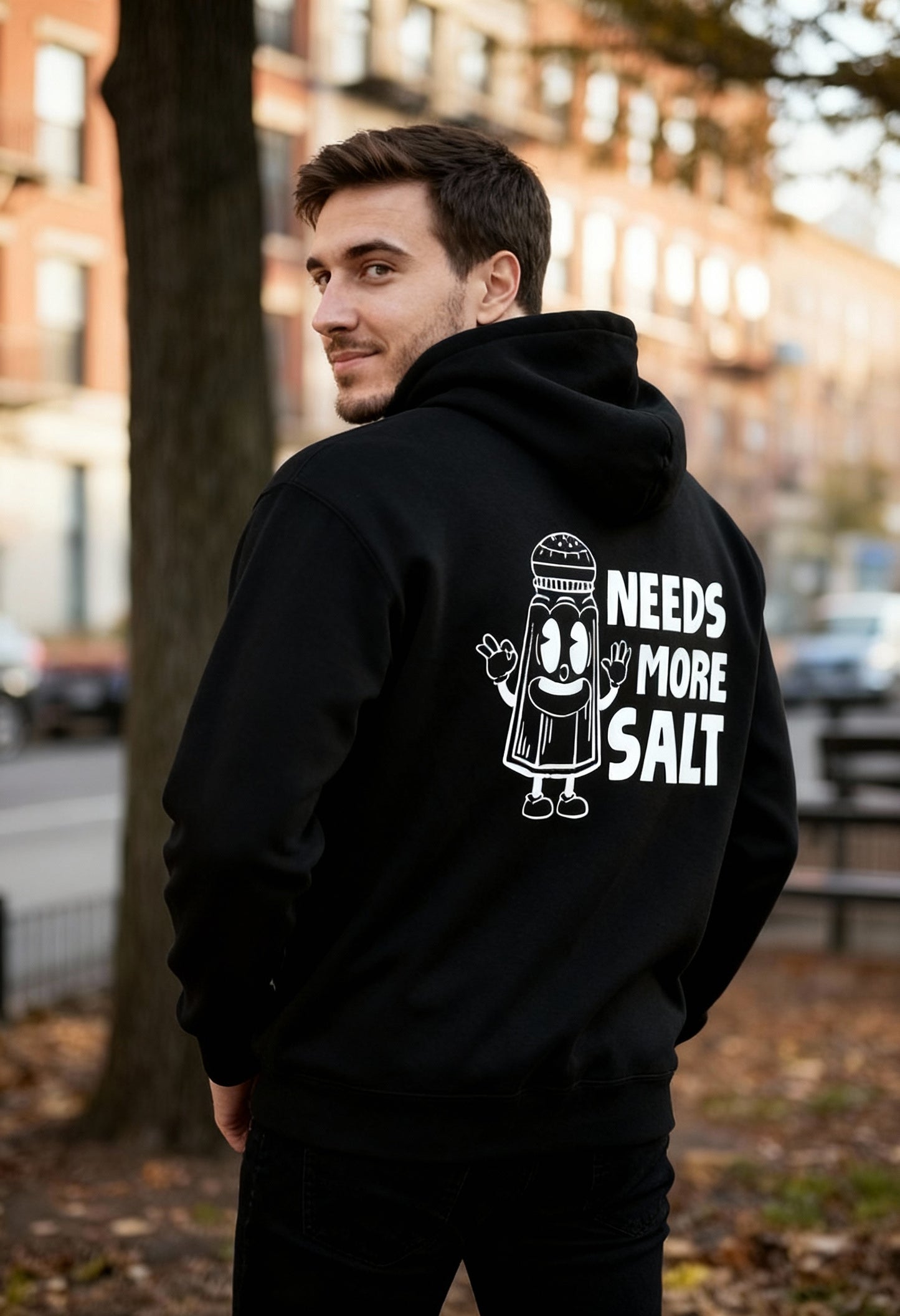 Needs more SALT Hoodie Black