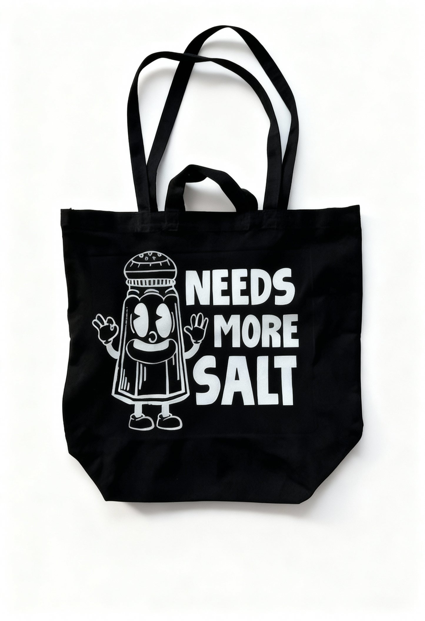 Needs more SALT Tote Bag Black